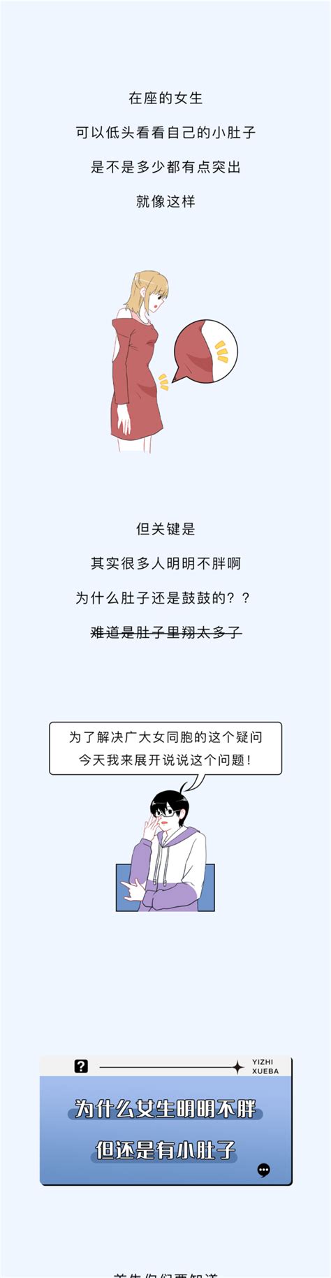 女人小腹大|为什么很多女生的小肚子，都是鼓鼓的？